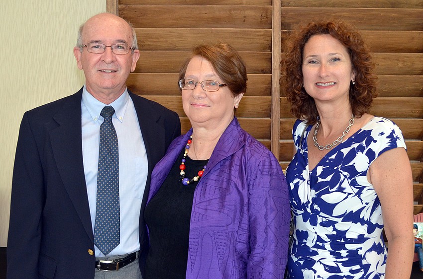 John and Nancy Calkins with Andrea Feldmar