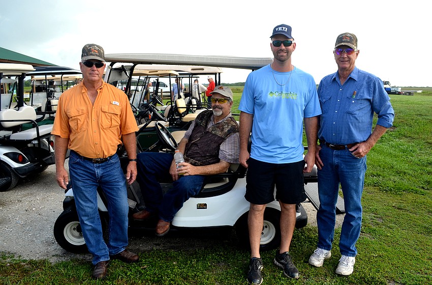 Powell Helm, Larry Cline, Chance Helm and Norman Powe make up Team Helm Vault Services Inc.