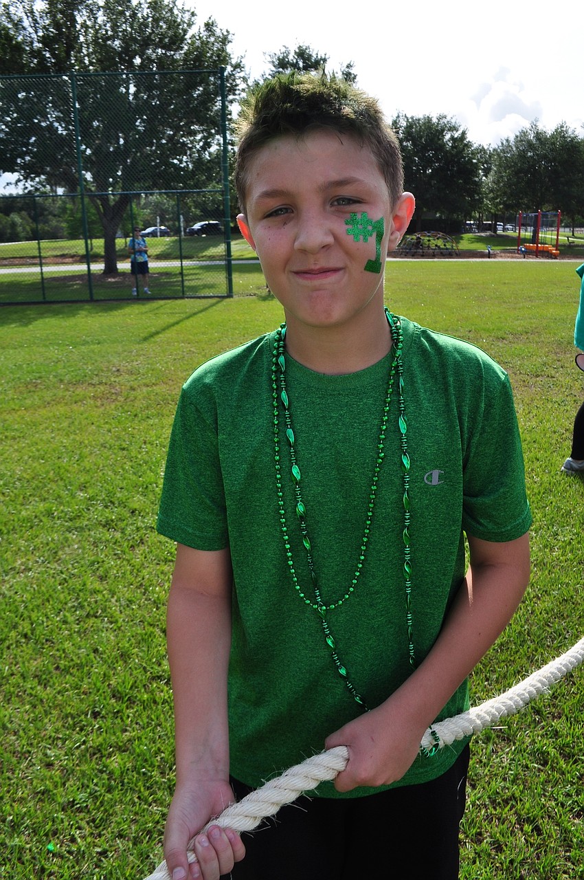 Ethan Louk, 10, is eager for a victory.