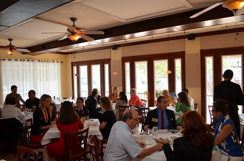 More than 35 guests gathered at Salute! Restorante for the semi-monthly Power Hour Luncheon.