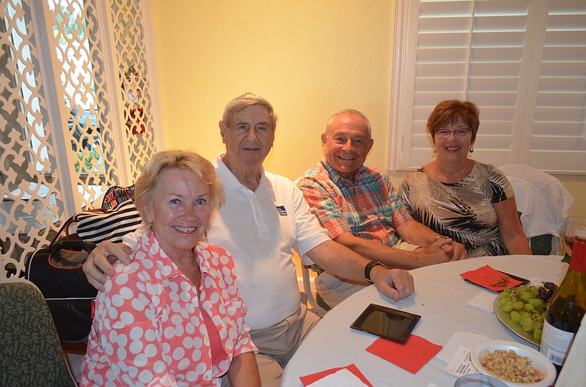 Sue and Tom Reese with Gene and Marva Brown