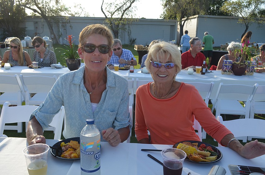 Pat Goldwater and Joyce Welch