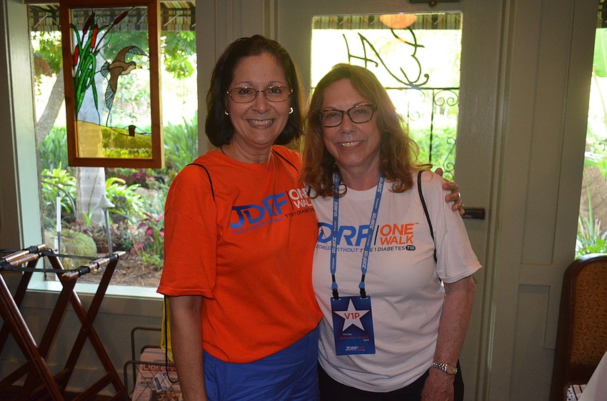 JDRF Development Coordinator Maria Hussey and D’Arcy Arpke