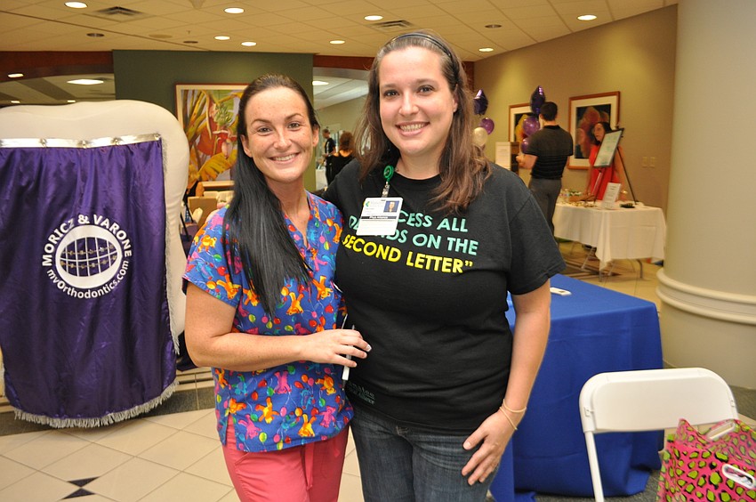 Sierra Pollaro and Denise Formica represent Manatee Surgical Alliance.