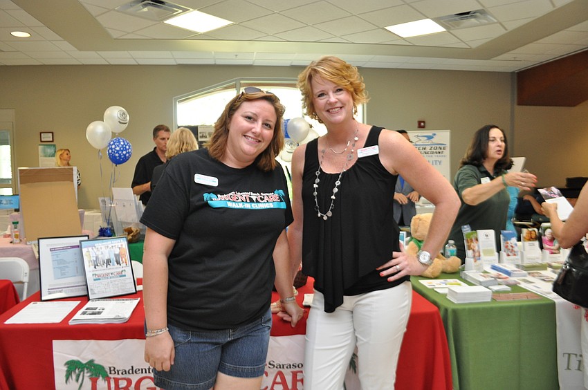 Laurie Kelly and Kathleen Cucci represent Lakewood Ranch Urgent Care.