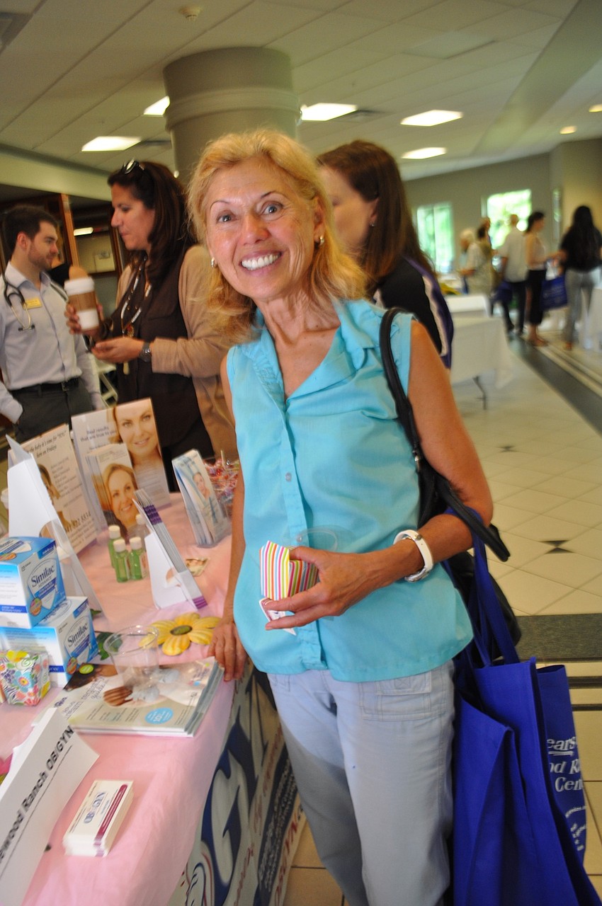 Greenbrook’s Bonnie Sidiski checks out all the vendor tables.