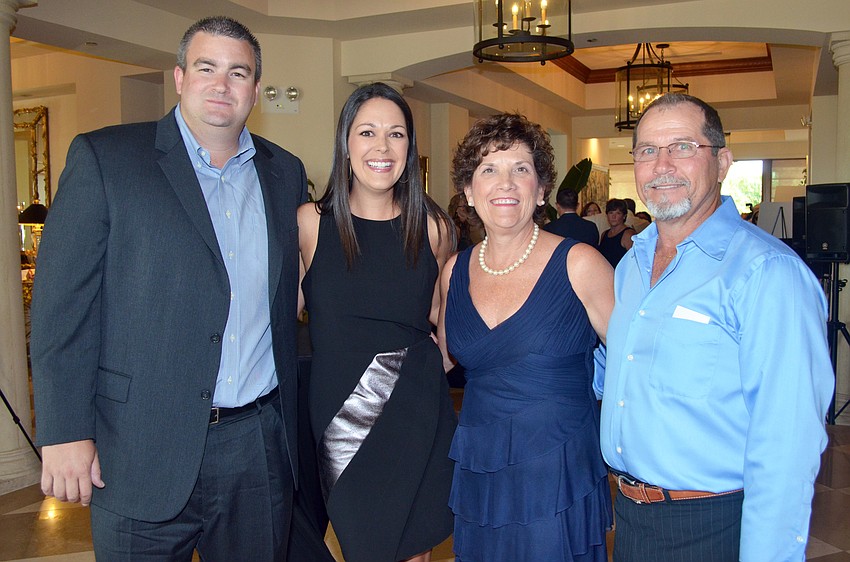 Matt and Katie O’Brien with Pam and Ernie McFarland