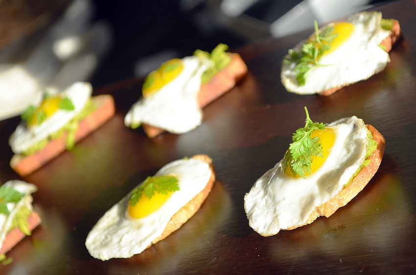 Guests enjoyed hors d’oeuvres at All in for ALS Casino Night.