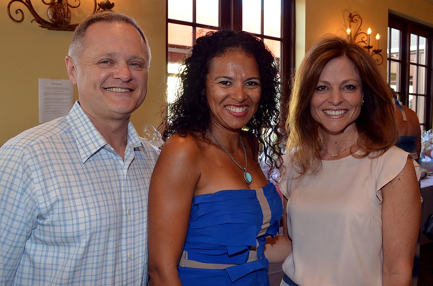 Mike and Ana Pankey with Chris Kasten