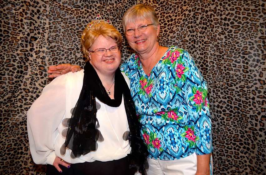 Kirsten and Shirley Griggs enjoy a sweet moment together in front of the camera.