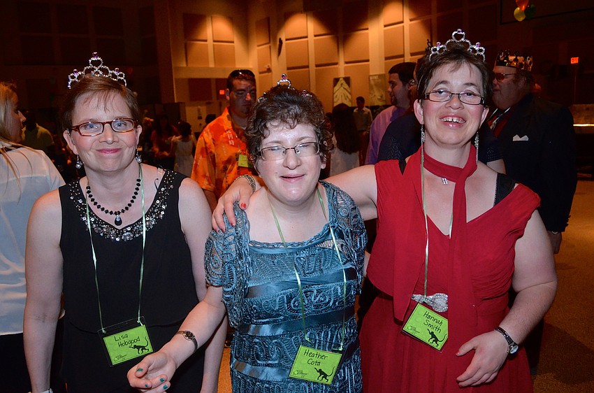 Lisa Hobgood, Heather Cota and Hannah Smith love to dress up.