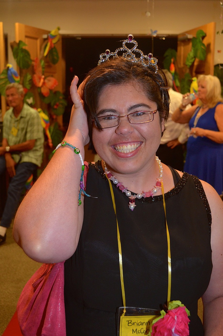 Brianna McCormick loves wearing a tiara and dressing up.