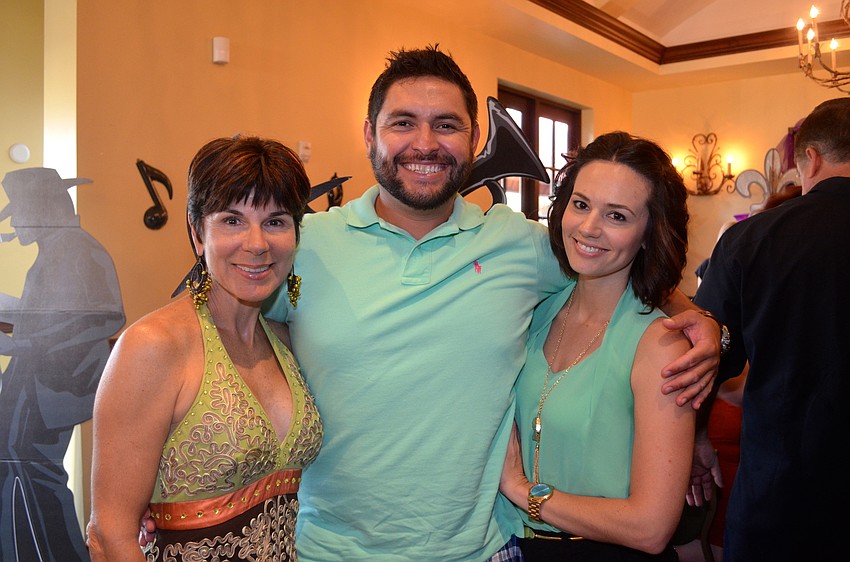 Rod Silva enjoys a night with the mother-daughter duo, Bambi and Tin Forristall.