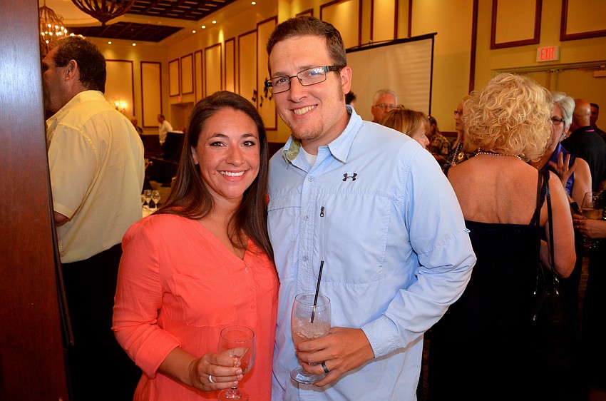 Jenny and Josh Rubisch enjoy the final moments before they roll up their sleeves and whip up a meal.
