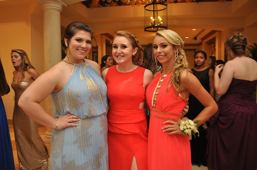 Christine Turner, Meg Phillips and Madison Shaw are seniors.