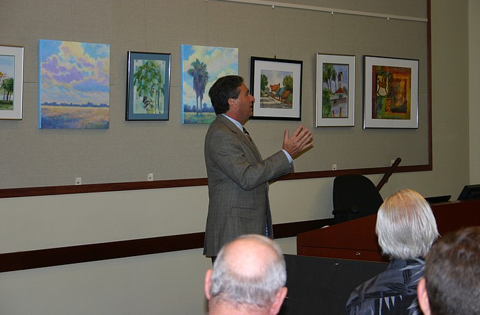 Temple Beth Israel Rabbi Jonathon Katz has been urging the town for years to assist him in his quest to reduce the number of signs that the Florida Department of Transportation places along Gulf of Mexico Drive.