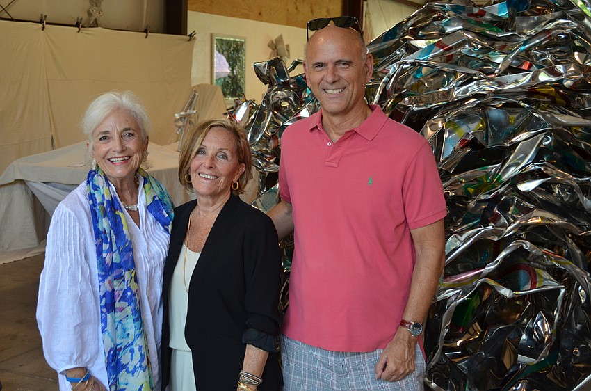 Graci McGillicuddy, Susan McLeod and Charlie Huisking