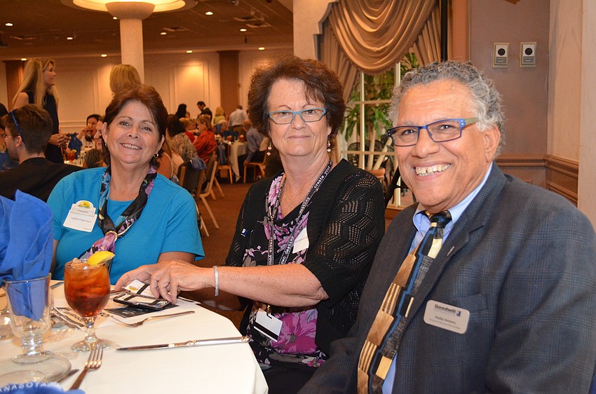 Cindy Sloan, Sharon Brown and Eladio Amores