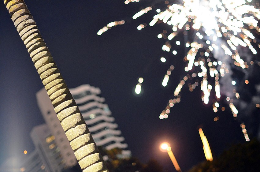 Following social hour, guests enjoyed a fireworks show over Sarasota Bay before returning back inside for the ballet performance.