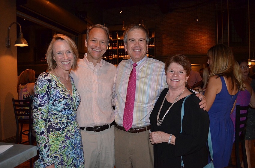 Clare and Scott Carter with Rev. Glen and Anne Bell
