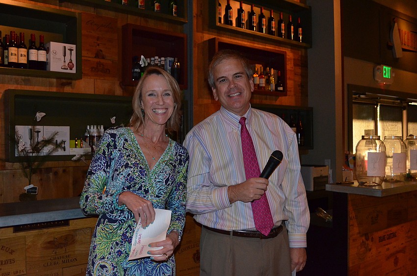 Clare Carter and Rev. Glen Bell