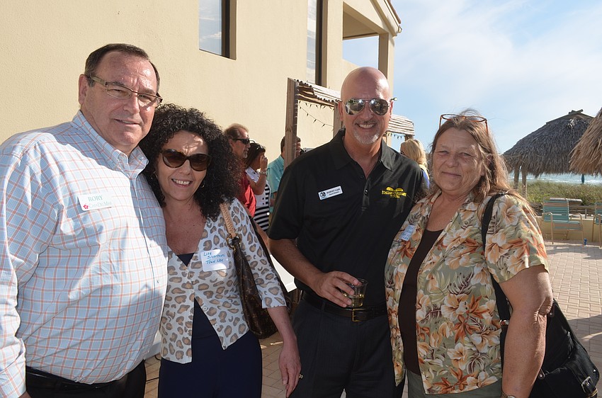 Ray Jaret, of Casa Del Mar, Lisa Silverteeth, of the Town of Longboat Key, Robert Gaglio, of Save Our Seabirds, and Trish Granger, of the Town of Longboat Key