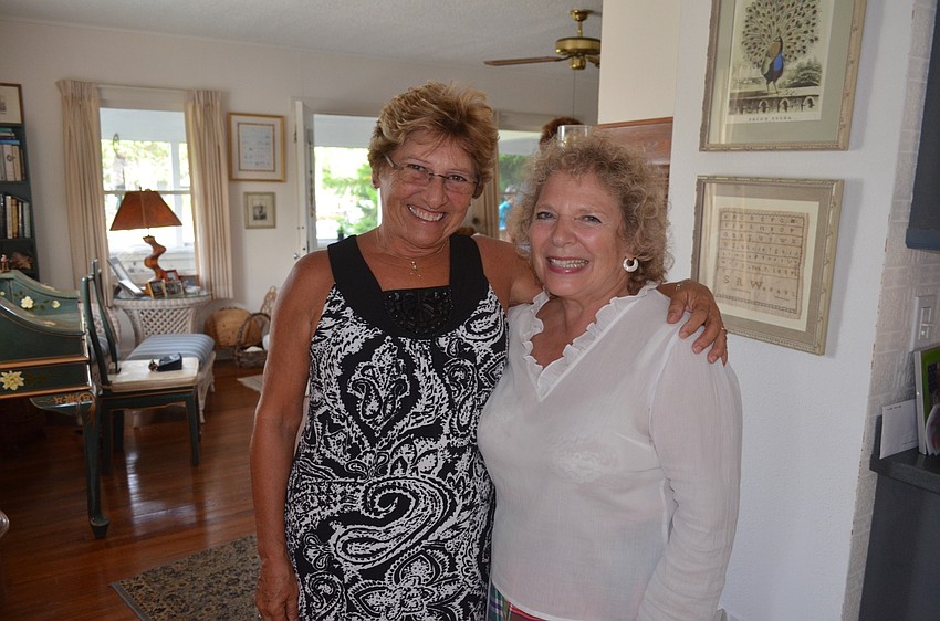 Birthday girl Chantal Diem and Lizzie Brown