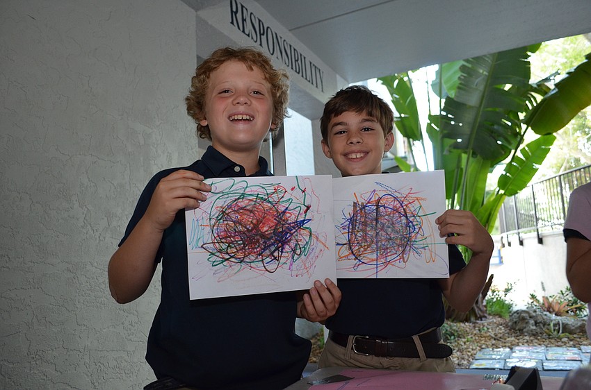 The name for these two drawings is The Blob.