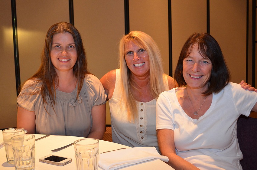 Timea Kurucz, Julie Pines and Karen Veon