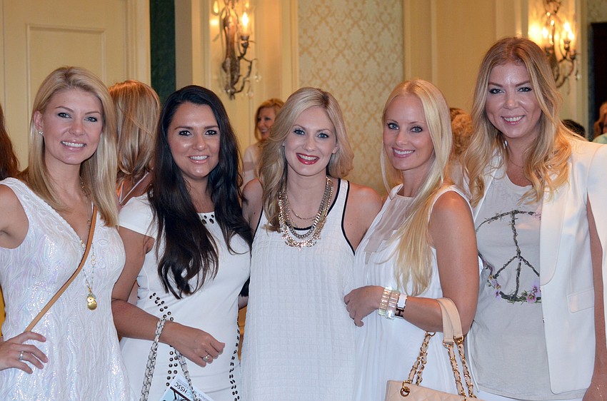 Allison Scibelli, Destiny Beckham, Alicia Collins, Jeanne Paulus and Sarah Macrae