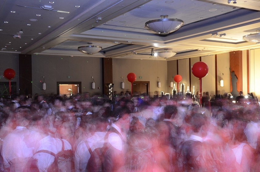 Lakewood Ranch High students filled the dance floor at the Hyatt Regency Sarasota.