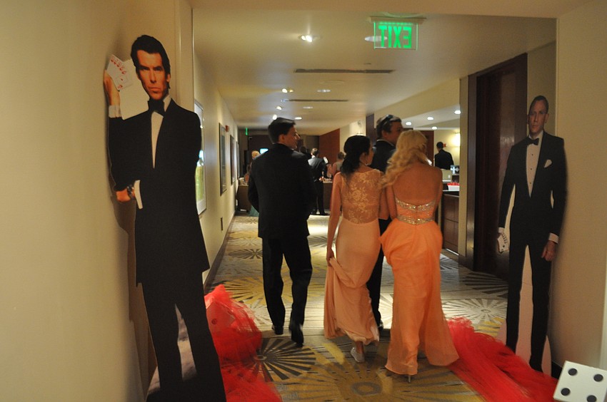 The prom theme was A Black Tie Affair.