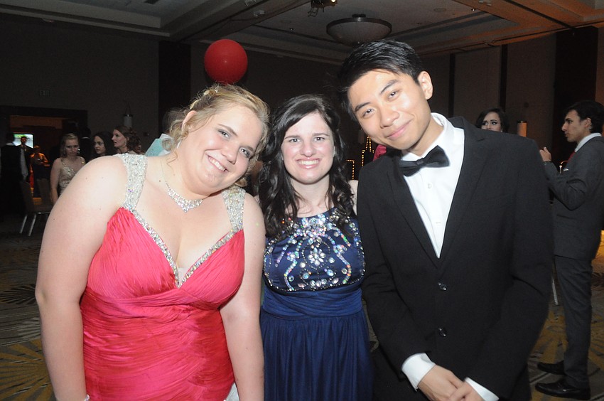 Brianna Farnsworth, Ashley Marer and Joe Wong