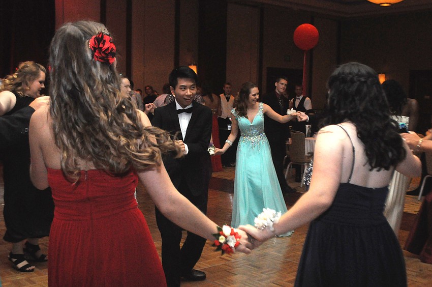 Joe Wong rocks the dance circle.