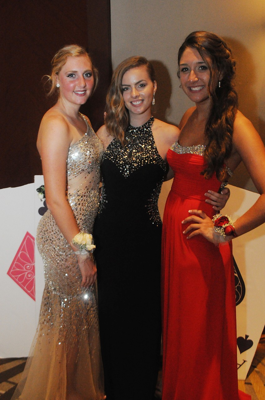 Talia Falco, Hannah Grant and Nicole Grant