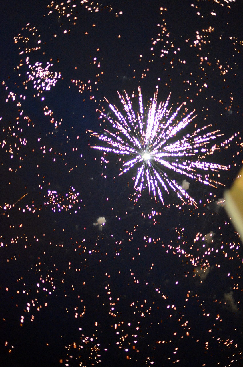 Following social hour, guests enjoyed a fireworks show over Sarasota Bay before returning back inside for the ballet performance.