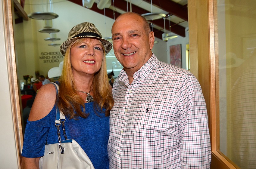 Patricia Fitz Simmons and Gene Garro arrive early to the annual event.