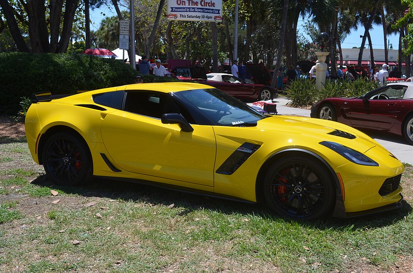 More than 100 models of Corvettes were on display, from 1950s models to current.