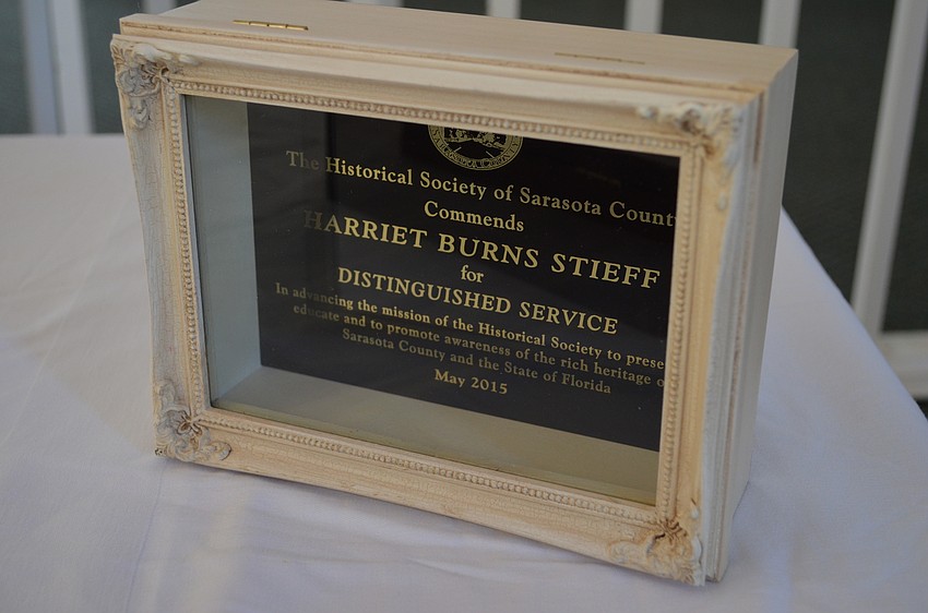 Distinguished Service  Award for Harriet Stieff