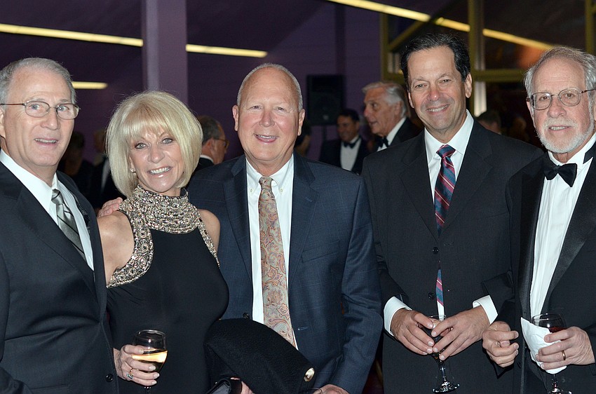 Larry and Debbie Haspel, Scott Anderson, Scott Levine and Rich Segal