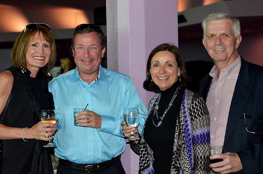 Caryn and Ian Wilbraham with Rebecca and Michael Moore