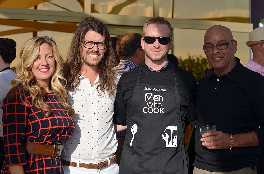 Nikki Logan-Curran and David Curran with Isaac Johnson and Arthur Lopes