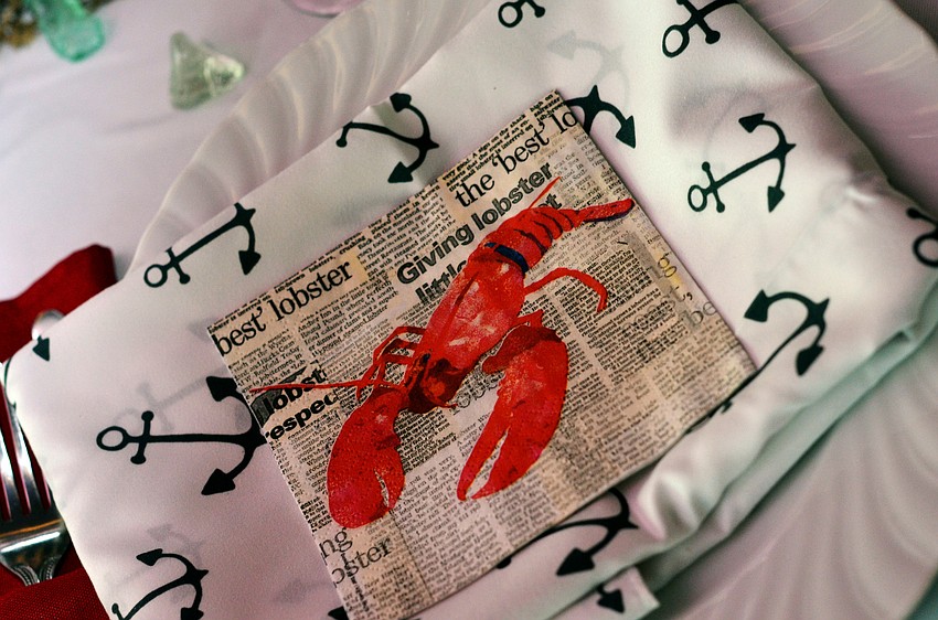 Each of the 21 tables at Men Who Cook was decorated to the theme of the table chef’s menu.