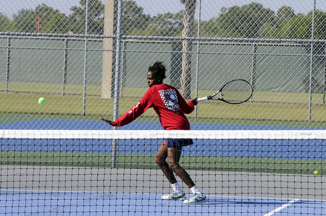 The Out-of-Door Academy junior Mâ€™Balia Bangoura won both the individual and overall singles titles at the Class 1A state championships last month. File photo