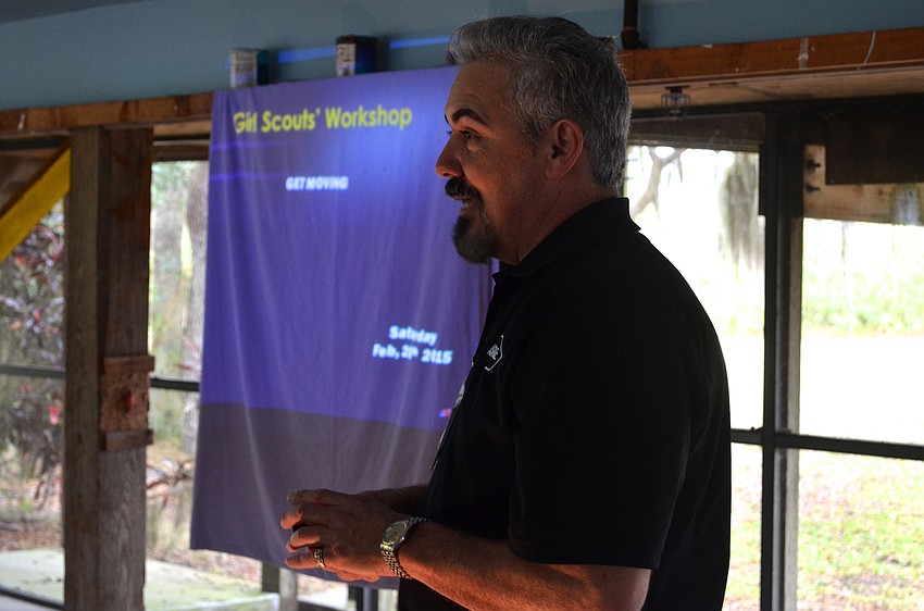 Florida Power and Light representative Richard Brooks describes energy and the importance of conservation.