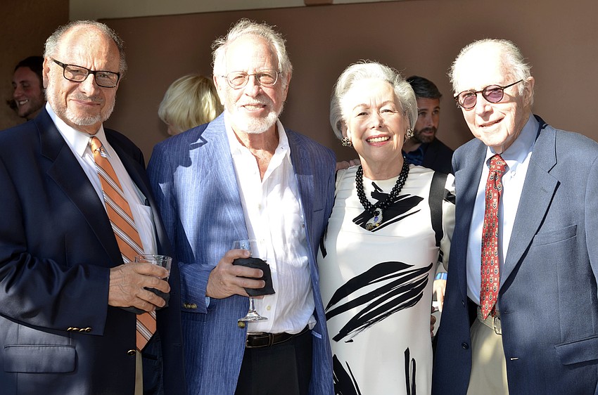 Joseph Volpe and Rich Segall with Syndey and Jerome Goldstein