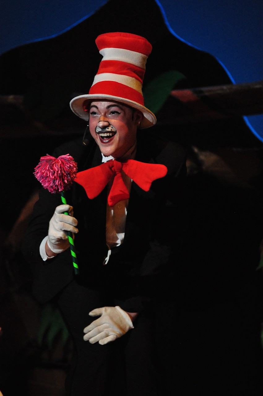 Sophomore Danni Reviere, the Cat in the Hat, has acted in films and television commercials.