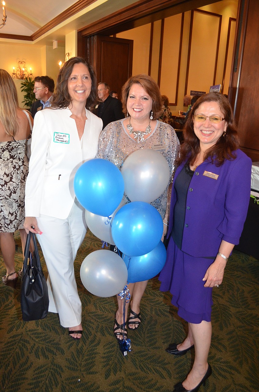 Pam Ali, Veronica Brandon Miller and Susan Goldstein celebrate the alliance.