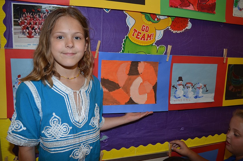 Marianne Schwartz likes creating abstract art.