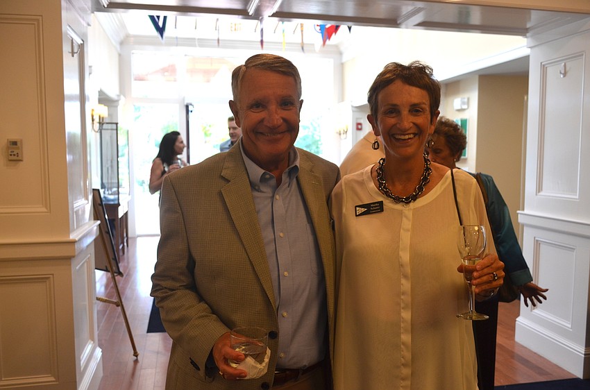 Jose Fernandez and Commodore Martha Schantz